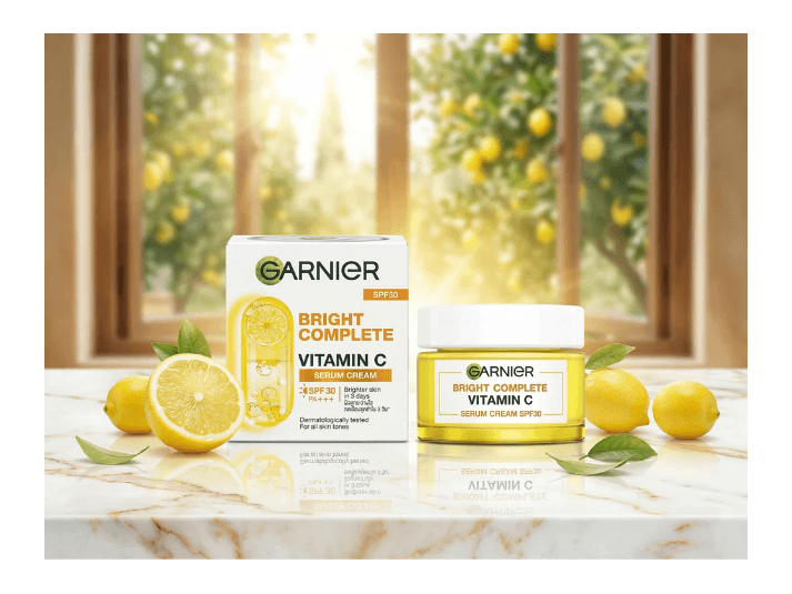 Garnier Bright Complete Vitamin C Serum Cream SPF30 50ml- INDONESIA (3)