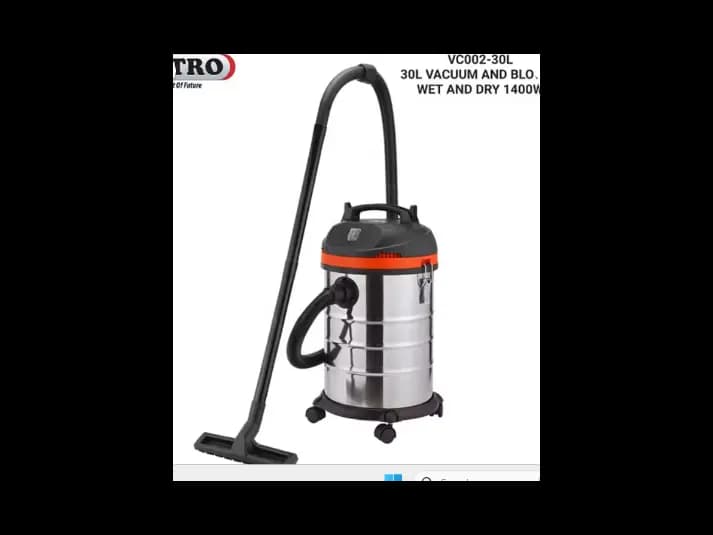 30 Liter Wet & Dry Vacuum Cleaner with Blower Function (Silver Body) (3)