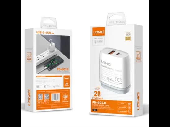 LDNIO Q229 PD 20W (USB-C) QC3.0 Fast charge (5)