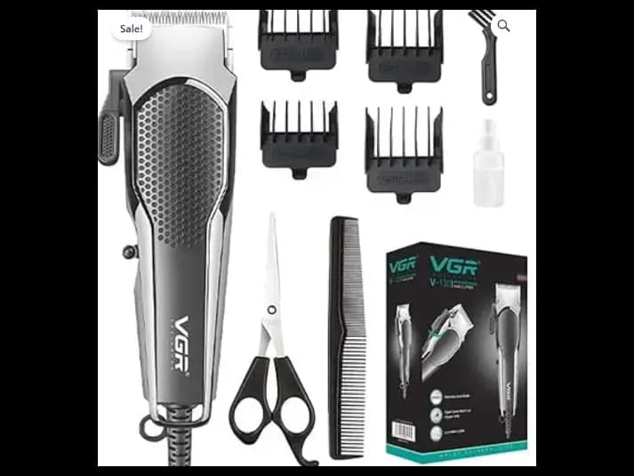 VGR Salon Series Professional Hair Clipper for men, V-130 (2)