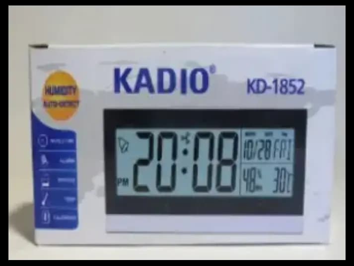 KADIO KD-1852 Digital Alarm Clock (4)