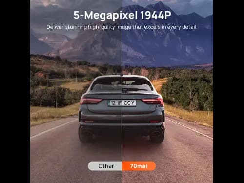 70mai Dash Cam A510 With Rear Camera (4)