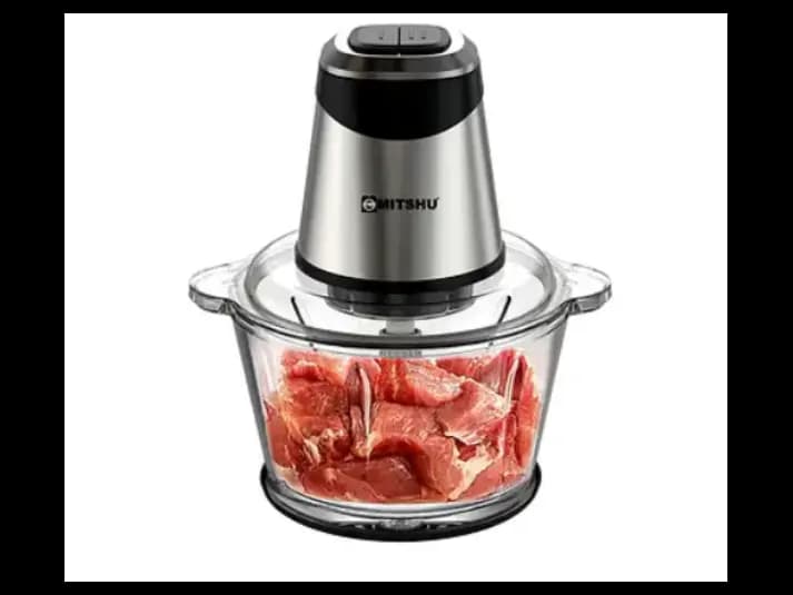 Mitshu Glass Bowl 2 liter Food Chopper/Processor