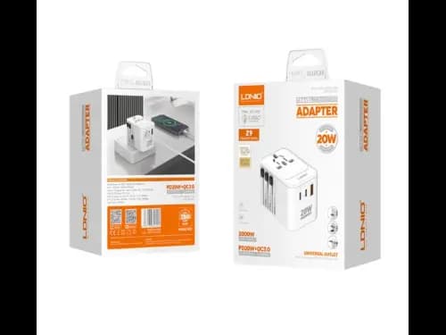LDNIO Z9 PD20W QC3.0 Universal Adapter All-in-one Adapter (3)