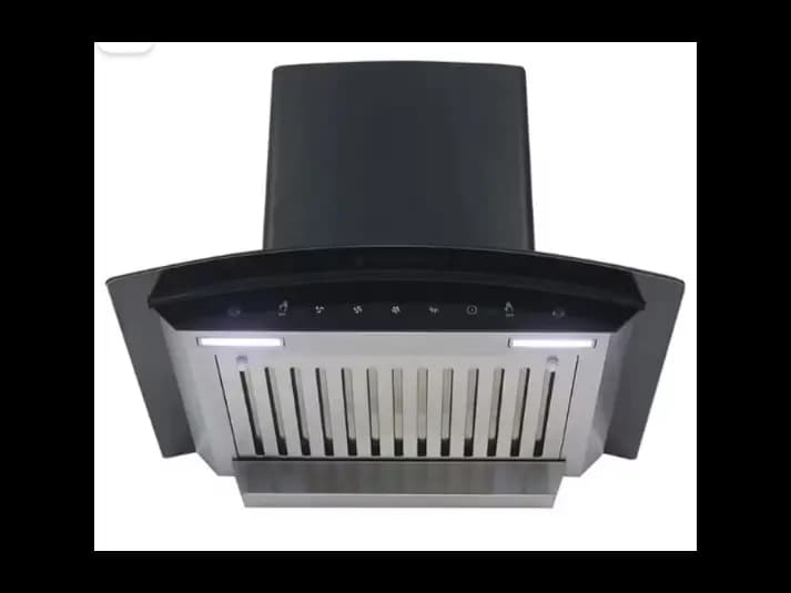 Premium Curved Glass 60cm Cooker Hood with touch and motion Sensor (Black) (5)