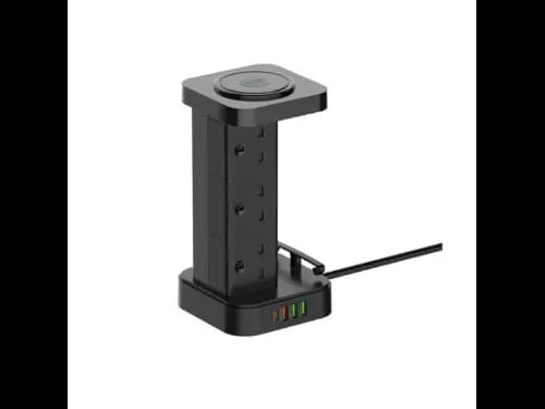 Ldnio SKW6457 3 in 1 Power Extension Cord with Wireless Charger