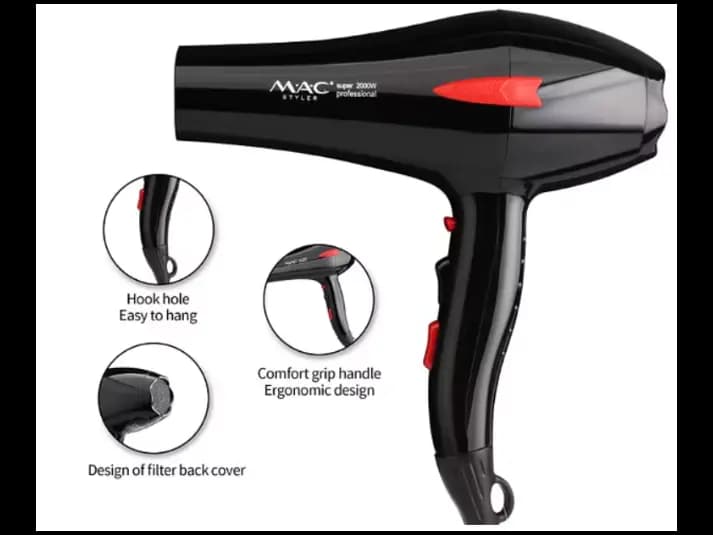 MAC Styler Hair Dryer 2000 Watts MC-6619 (5)