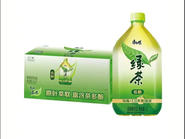 Master Kong Low Sugar Green Tea Drink 1L × 12 Bottles