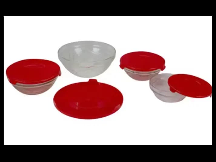 5 in 1 Glass Bowl Set/Serving Bowl (3)