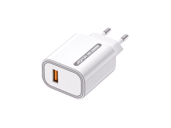 Aspor A803 18W Fast Charger QC 3.0 Adapter (2)