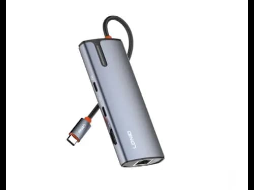 LDNIO DS-18H 8 in 1 USB C Hub 4K Display 100W PD Charging Docking