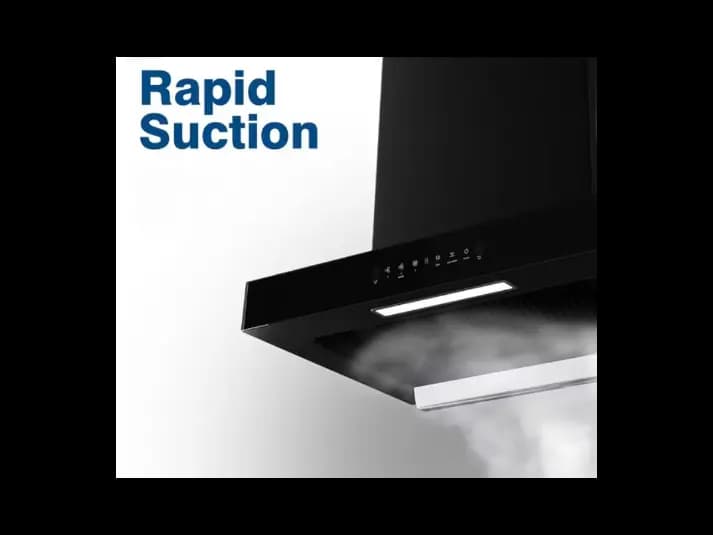 ‘T’ Shape Cooker Hood with Motion and Touch Control (Black) 60cm (6)