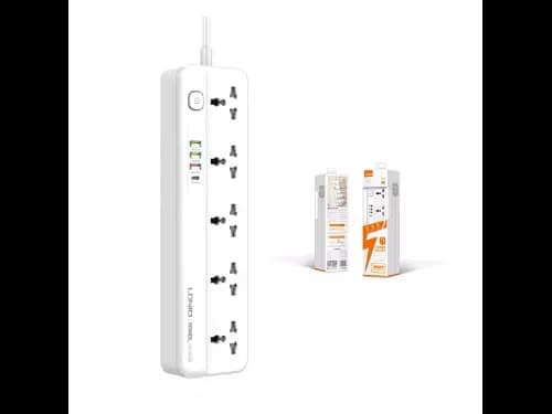 LDNIO SC5415 Multi-Function Power Strip 5 Power Sockets +1PD 20W+1QC 18W+2 AUTO-ID Perfect Home/Office Charging Station