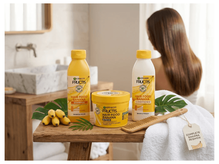 Garnier Ultimate Blends Banana 3 in 1 Hair Mask 400ml (5)