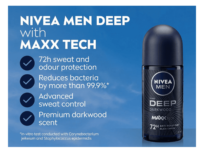 Nivea Men Deep Segar and Kering Deodorant 50ml (3)