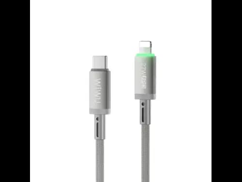 WIWU MagLink 27W USB-C to Lightning Fast Charging Cable 1M – White (2)