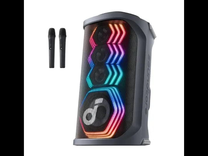 Rave 3S AI Karaoke Party Speaker – 200W Powerful Sound with Dynamic Lighting
