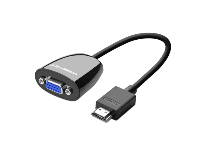 Ugreen HDMI to VGA Converter without Audio (Black) – 40253