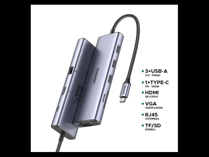 Ugreen 9 – in -1 Type-C Multifunction Hub 15600