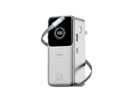 WiWU PM501 67W 15000 Power Bank with 1 Year Warranty