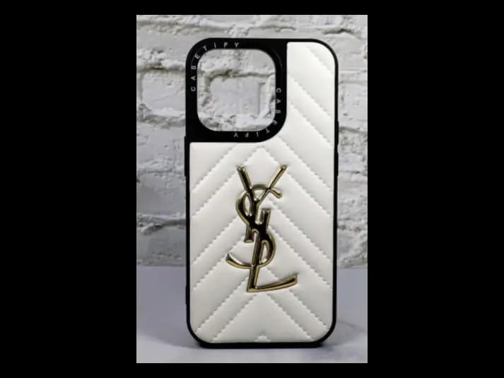 YSL Fashion Leather Case For iPhone