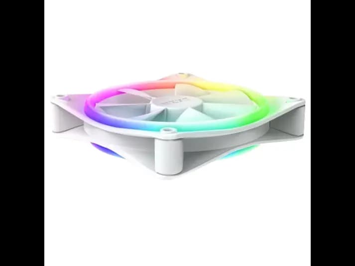 NZXT F120 RGB Duo Triple Pack Fans with RGB Controller – White (3)