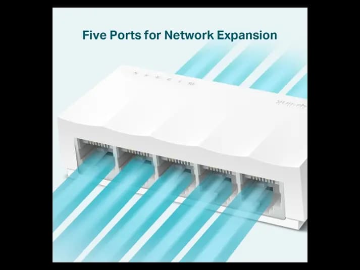 TP-LINK LS1005 5-Port 10/100Mbps Desktop Switch (3)