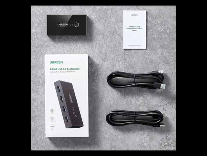 Ugreen 2 In 4 Out USB 3.0 Sharing Switch Box – 30768 (2)