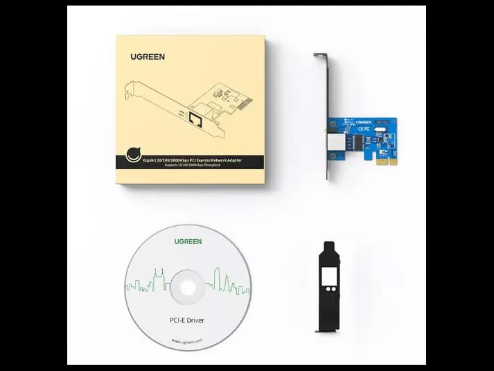 Ugreen 30771 Gigabit 10/100/1000Mbps PCI Express Network Adapter (4)