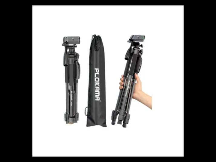 Plokama PK-9930 Tripod – 150cm Adjustable Camera & Best Mobile Tripod with Bluetooth Remote & Carry Bag