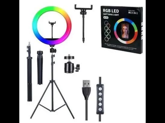 MJ30 RGB LED Soft Ring Light with stand