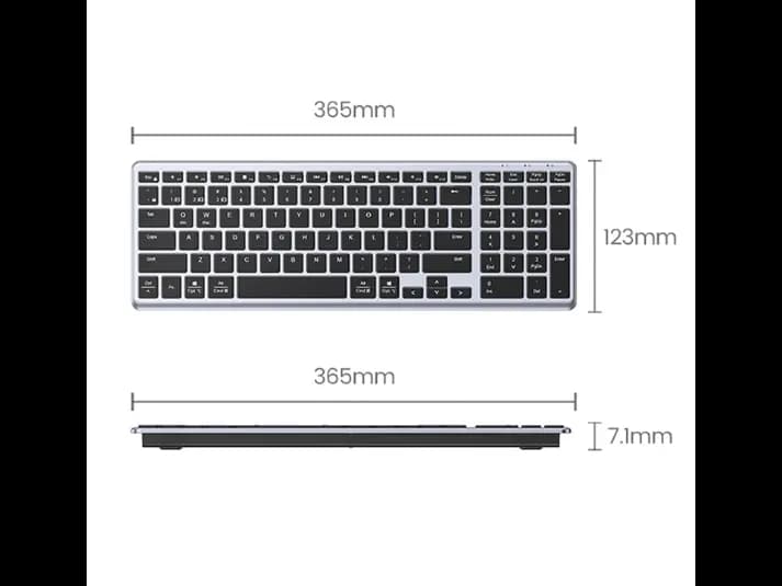 Ugreen 15258 Ultra Slim Wireless Keyboard (2)