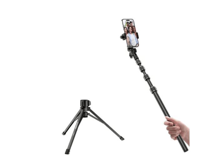 Plokama VT-200 Tripod – Powerful 200cm Professional Tripod for Cameras, Smartphones & Content Creators (2)