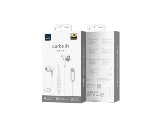 WiWU EB319 Lightning Wired Earphones (3)
