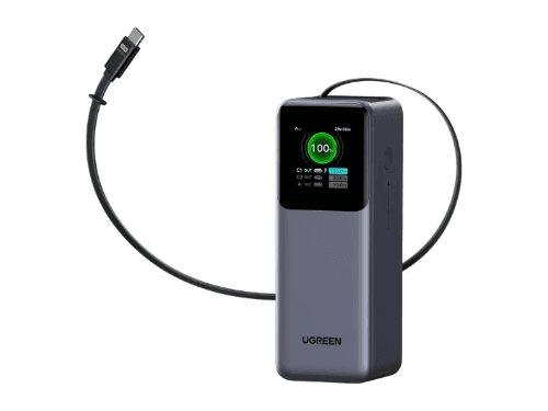 UGREEN 55987B 165W Power Bank with USB-C Retractable Cable (3)