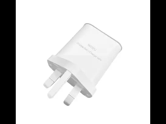 WIWU WI-G023 Essen Fast Charger Lightning Cable Combo (UK Plug) (2)