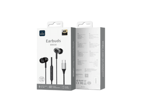 WiWU EB318 Type-C Stereo Wired Earphone (3)
