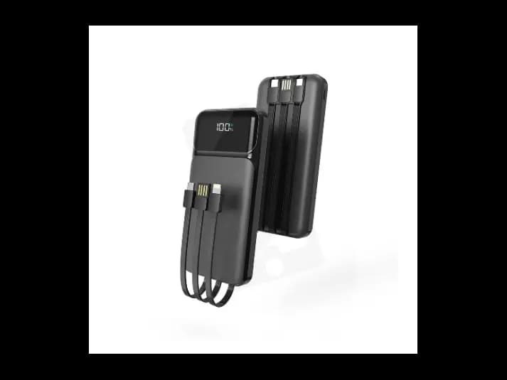 Aspor A315 10000mAh Power Bank - Powerful 22.5W Fast Charging with Built-in Cable & 3 in 1 Output (2)