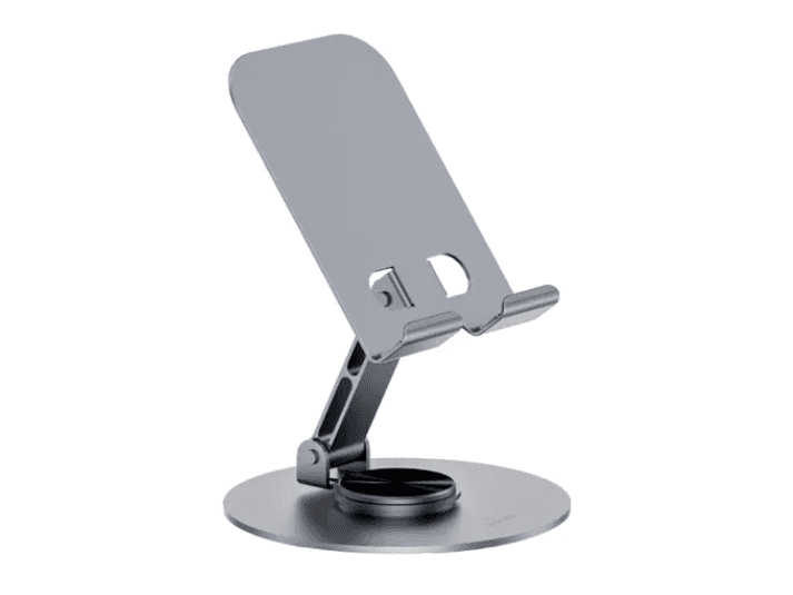 WiWU Phone Rotation Stand ZM-014 – Premium 360° Foldable Desktop Holder, Best Universal Compatibility & Non-Slip Stable Base