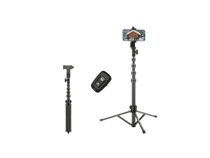 Plokama VT-200 Tripod – Powerful 200cm Professional Tripod for Cameras, Smartphones & Content Creators