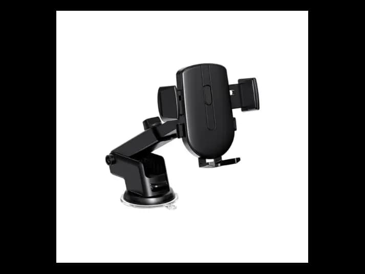 WiWU Gentleman Car Mount – Best One-Touch Auto Clamp, 360° Rotation, Suction Base & Universal Phone Holder (2)