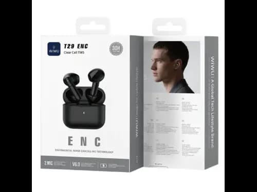 WiWU T29 ENC TWS Buds – Black / White (3)