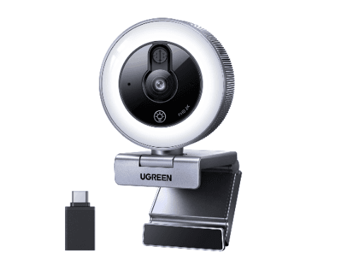 UGREEN 2K 30fps Web Camera with Ring light – CM910 – 65857 – 1 Year Warranty