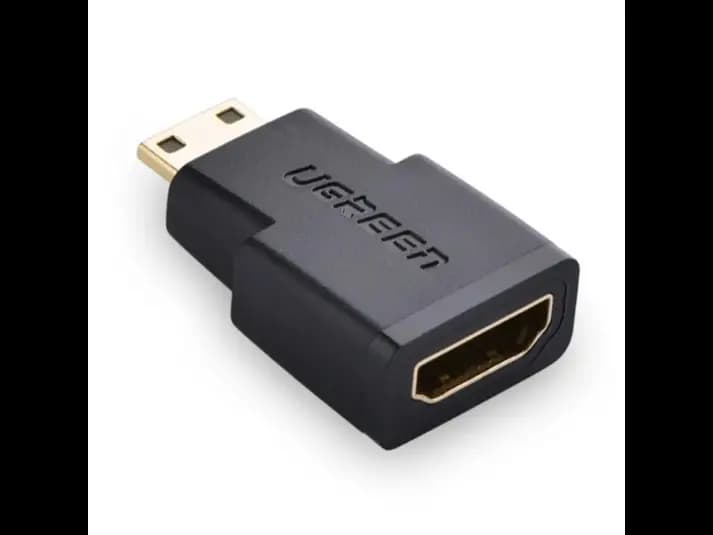 Ugreen 20101 Mini HDMI Male to HDMI Female Adapter (Black)