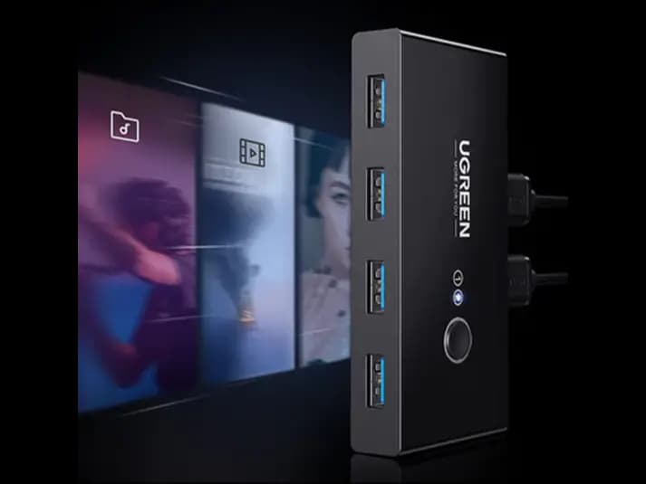 Ugreen 2 In 4 Out USB 3.0 Sharing Switch Box – 30768 (4)