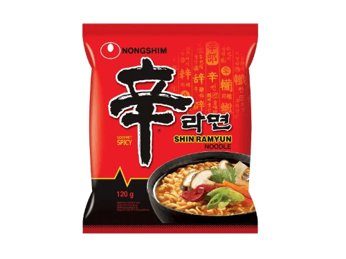 Nongshim Red Super Spicy Ramen Noodles 120G