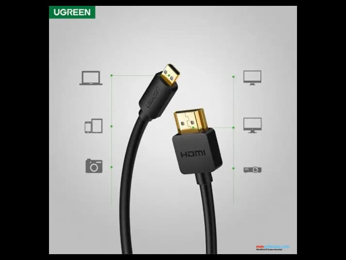 Ugreen 30102 Micro HDMI Male To HDMI Male 1.5m Cable (4)