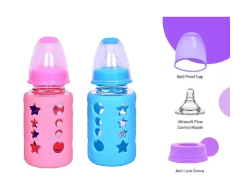 ALGO Glass bottle with protection (2)