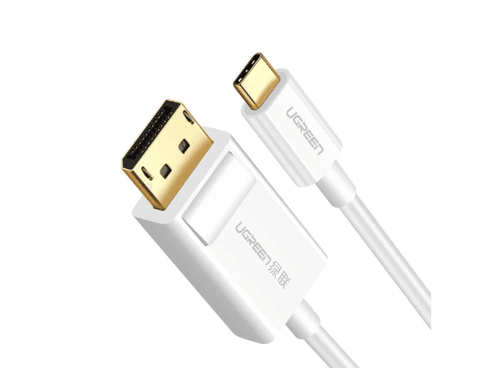 Ugreen USB Type C to DP Cable 1.5m (White) – 40420 (2)