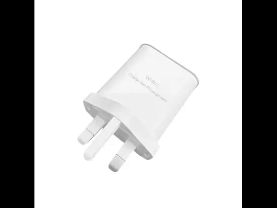 WIWU WI-G023 Essen Fast Charger + Lightning Cable Combo (UK Plug)